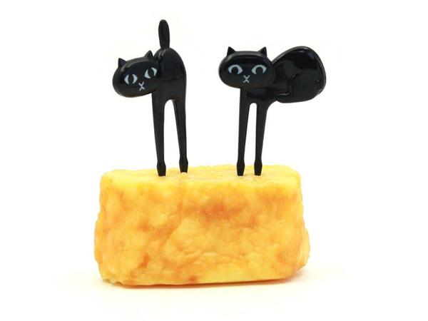 Napichovátka černé kočky 6ks Lekkabox