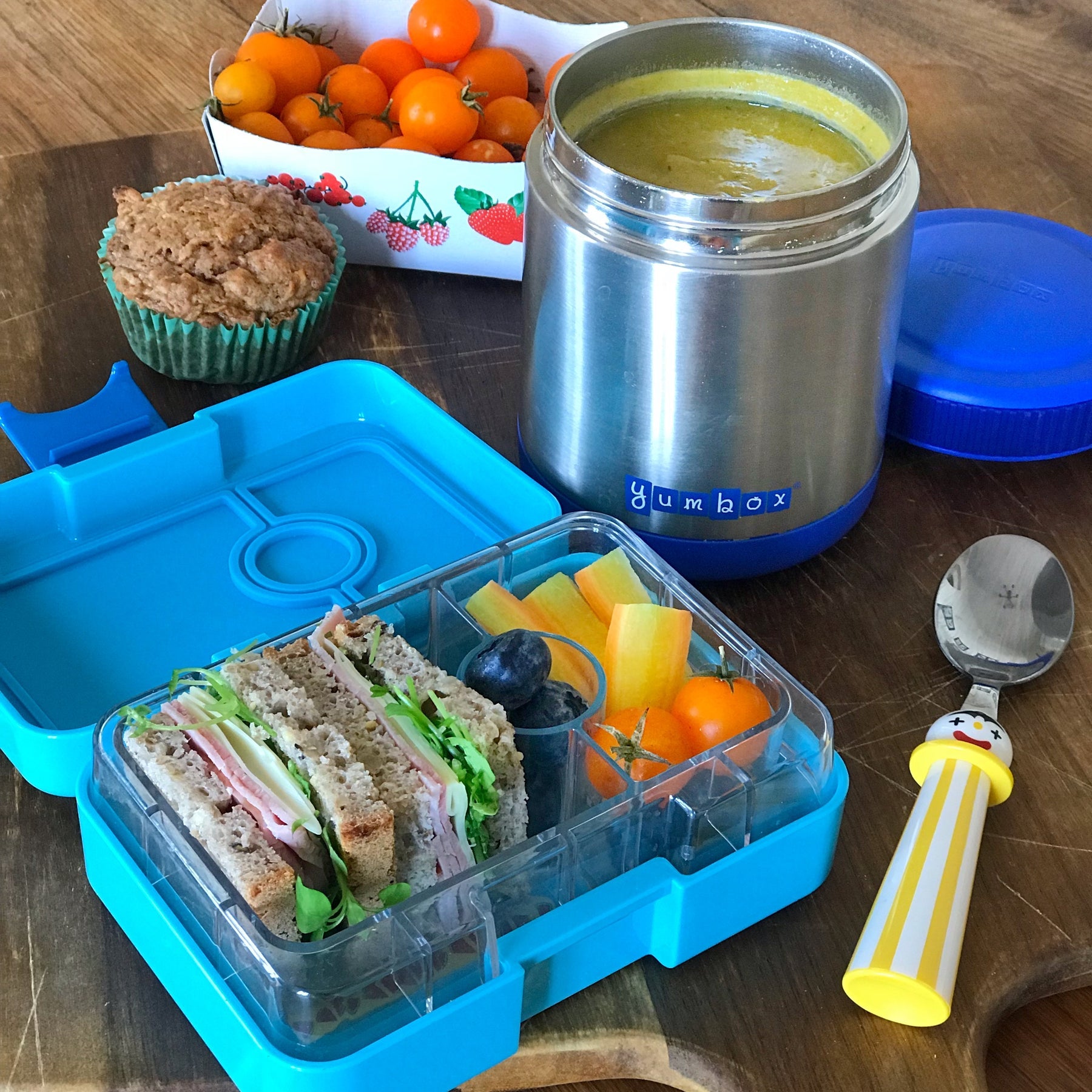 Yumbox Zuppa termoska na jídlo modrý Neptun