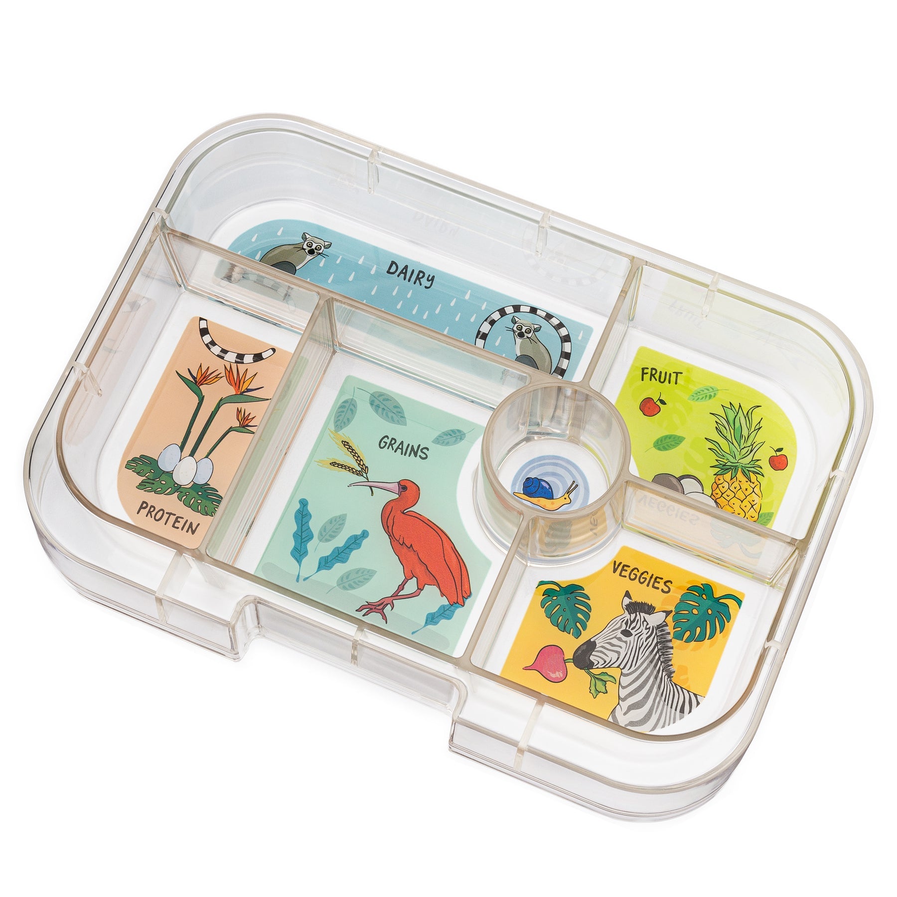 Yumbox Original 6 oddělení oranžové safari