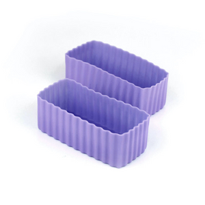 Sada 2 silikonových formiček zelená Little Lunch Box Co