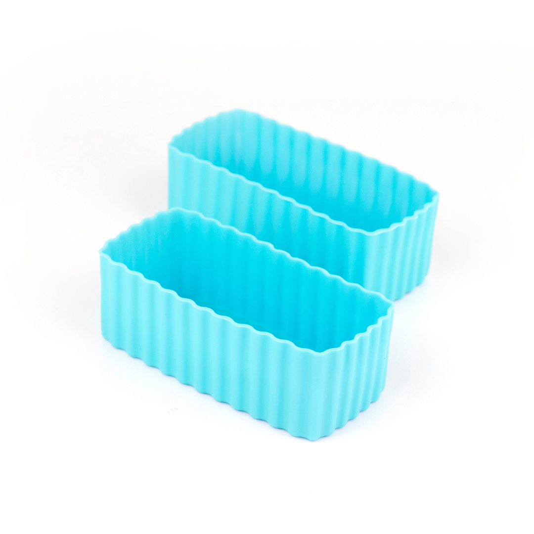 Sada 2 silikonových formiček světle modrá Little Lunch Box Co