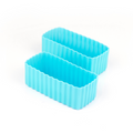 Sada 2 silikonových formiček světle modrá Little Lunch Box Co