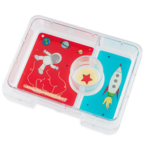 Yumbox Snack 3 oddělení pravá modrá (raketa)