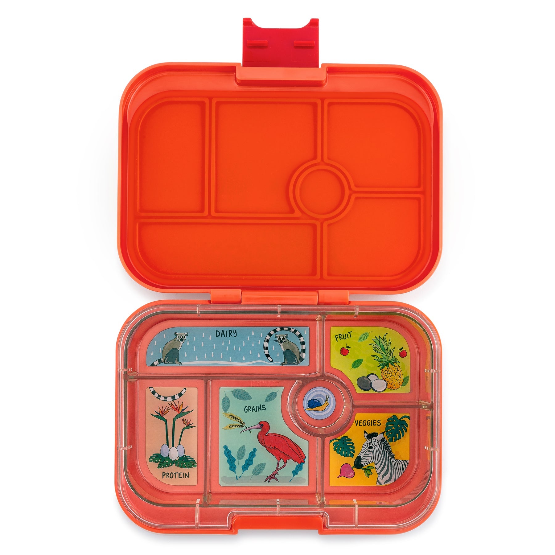 Yumbox Original 6 oddělení oranžové safari