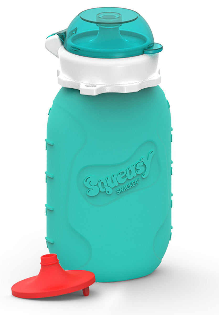 Squeasy Snacker Mini - silikonová kapsička 180ml tyrkysová