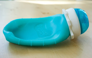 Squeasy Snacker Mini - silikonová kapsička 100ml tyrkysová
