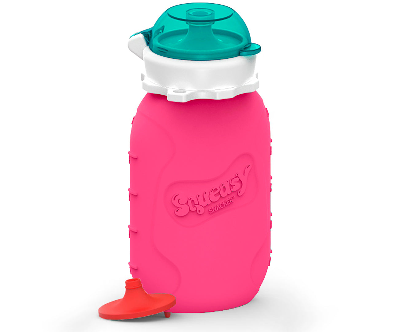 Squeasy Snacker Mini - silikonová kapsička 180ml růžová