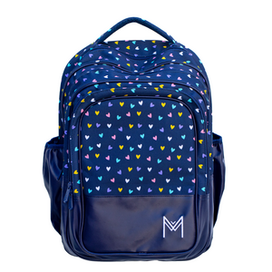 MontiiCo - Školní batoh SRDÍČKA jen 700g!
