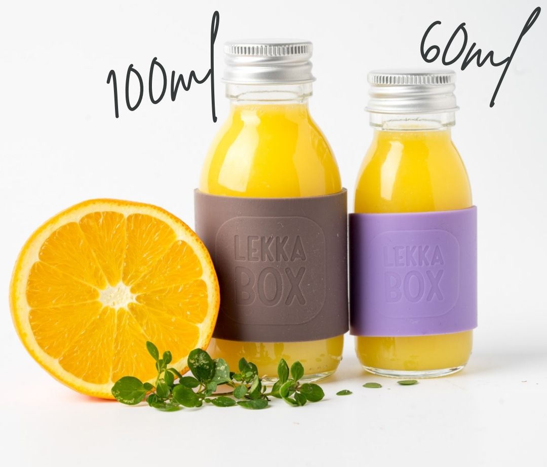 Lekkabox Juicy Mini lahvička smoothie/džus 60ml Levandule