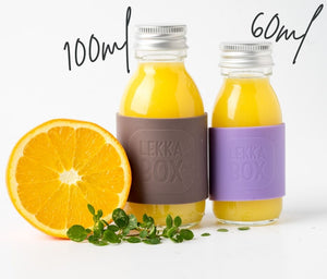 Lekkabox Juicy Mini lahvička smoothie/džus 60ml Levandule