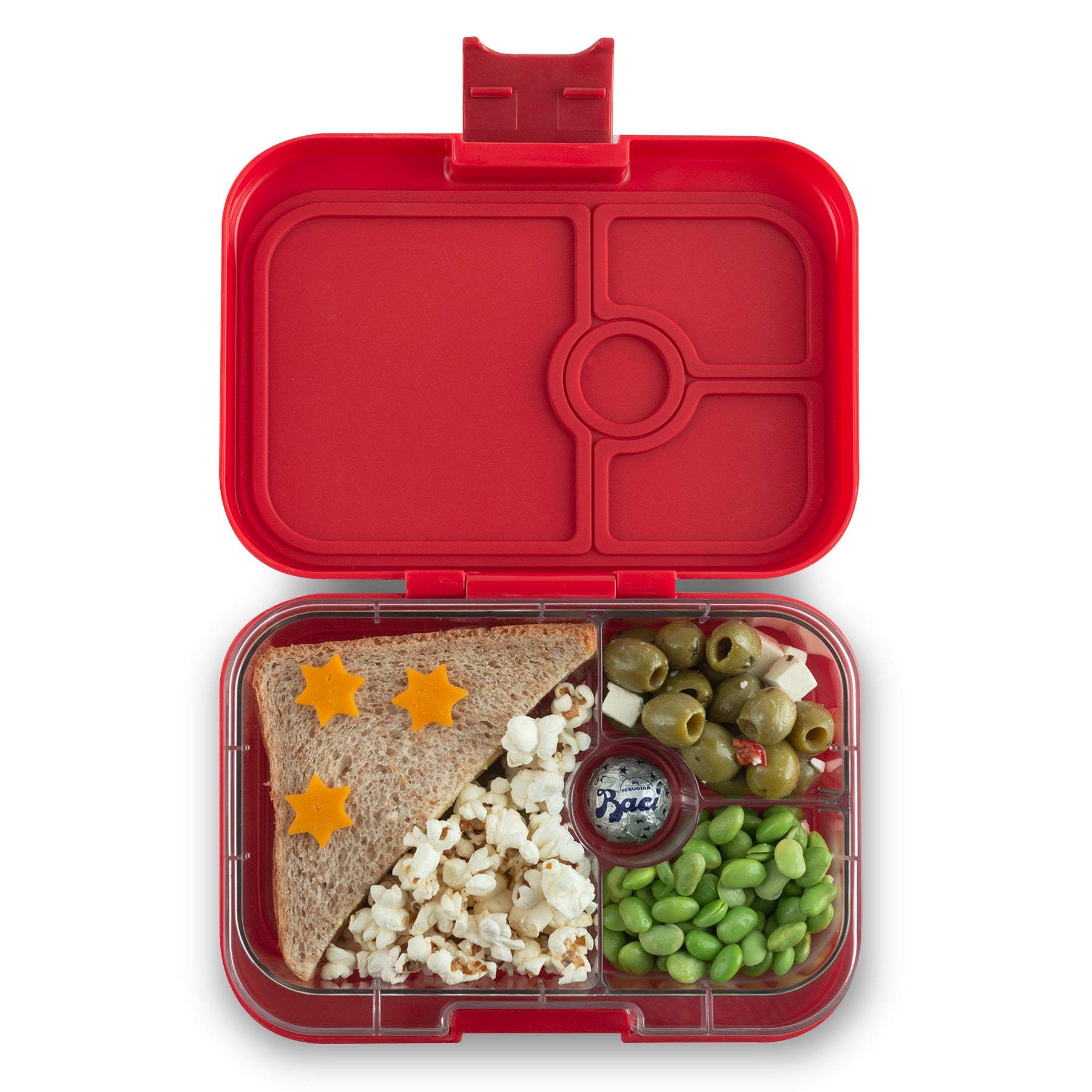 Yumbox Panino 4 oddělení WOW červená (žralok)
