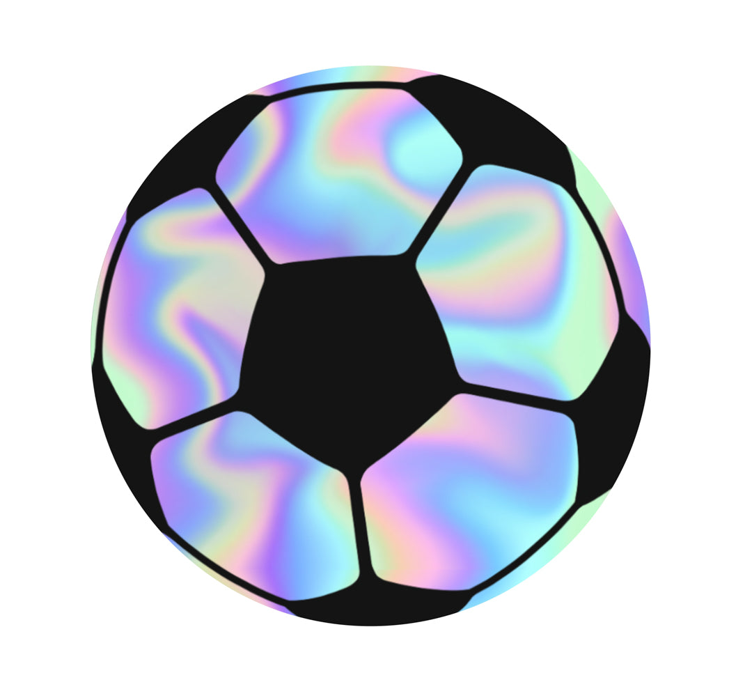 Holografická voděodolná nálepka Fotbalový míč