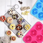 Načíst obrázek do prohlížeče Galerie, Silikonová forma na donuty - růžová
