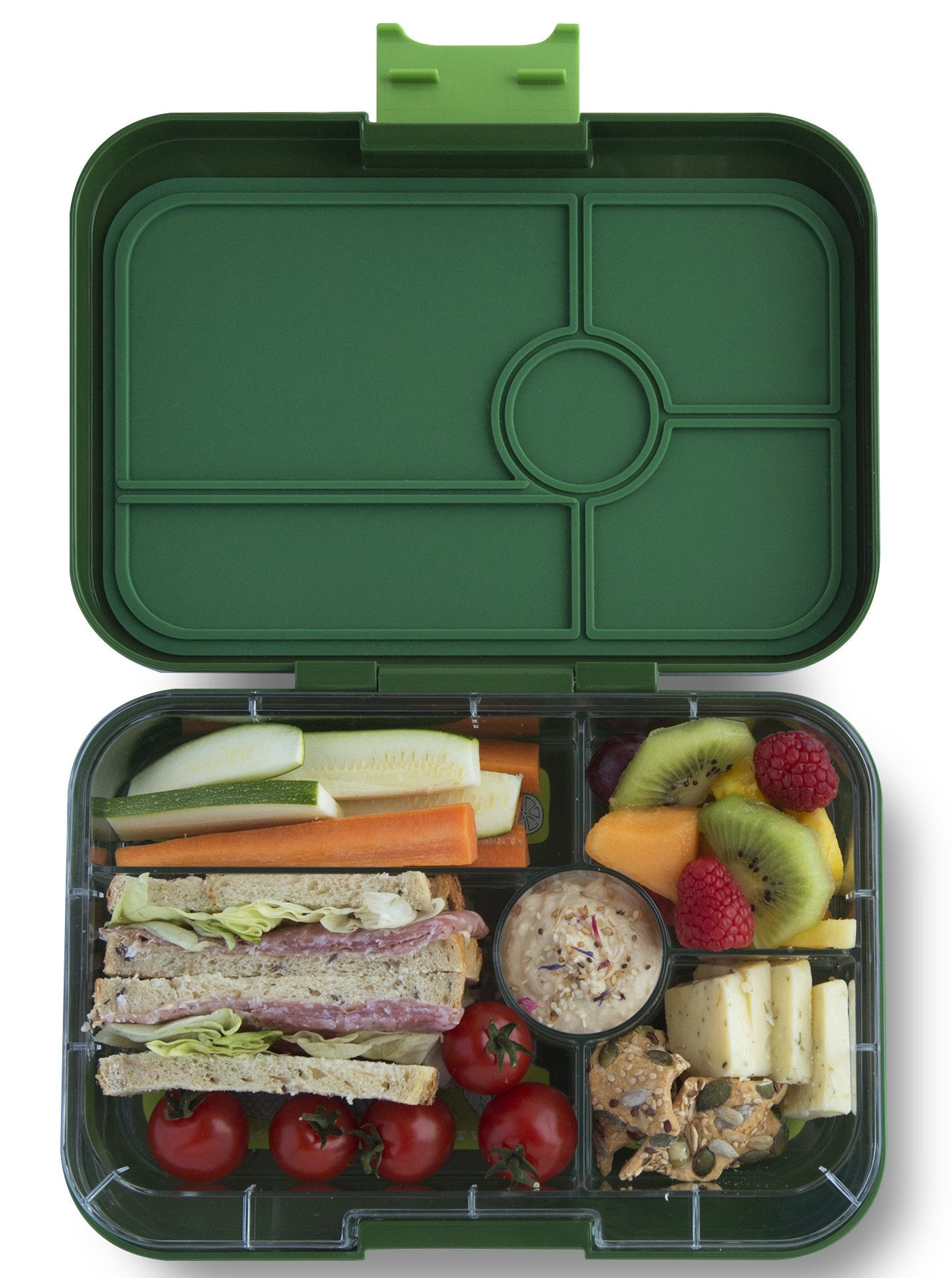 Yumbox XL Tapas 5 oddělení zelený Greenwich