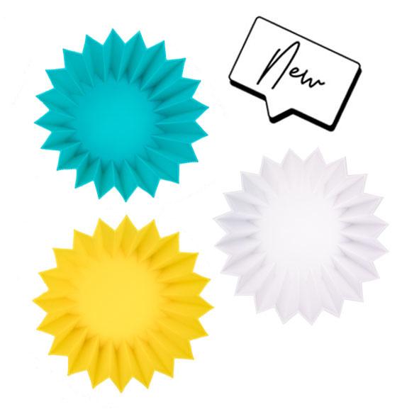 Sada silikonových košíků žlutá