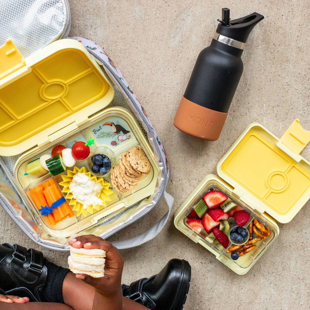 Sada silikonových košíků žlutá