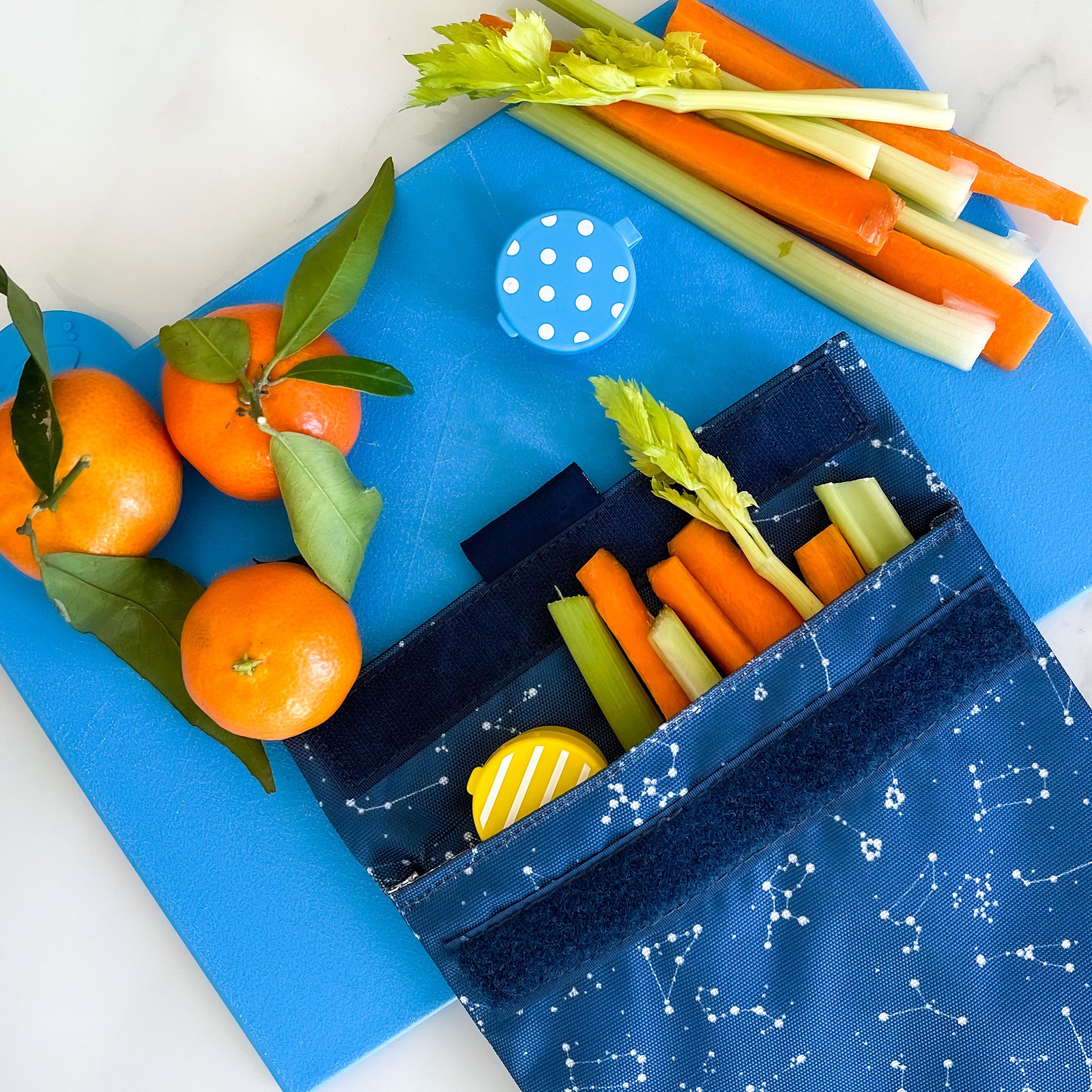 Yumbox POCHETTE - zero waste sáček na sendviče - hvězdná obloha