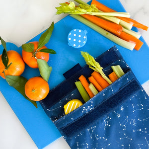 Yumbox POCHETTE - zero waste sáček na sendviče - hvězdná obloha