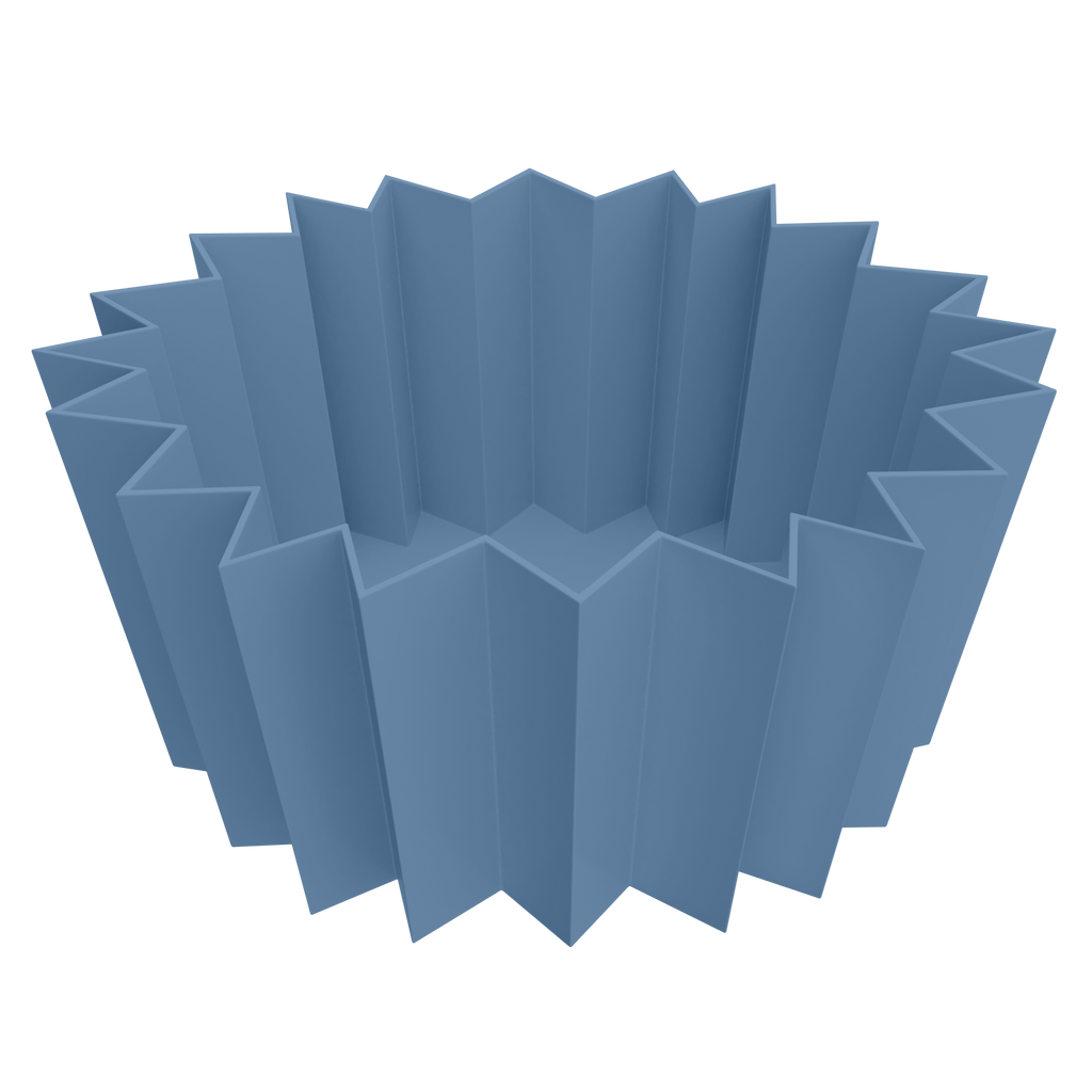 Sada silikonových košíků modrá