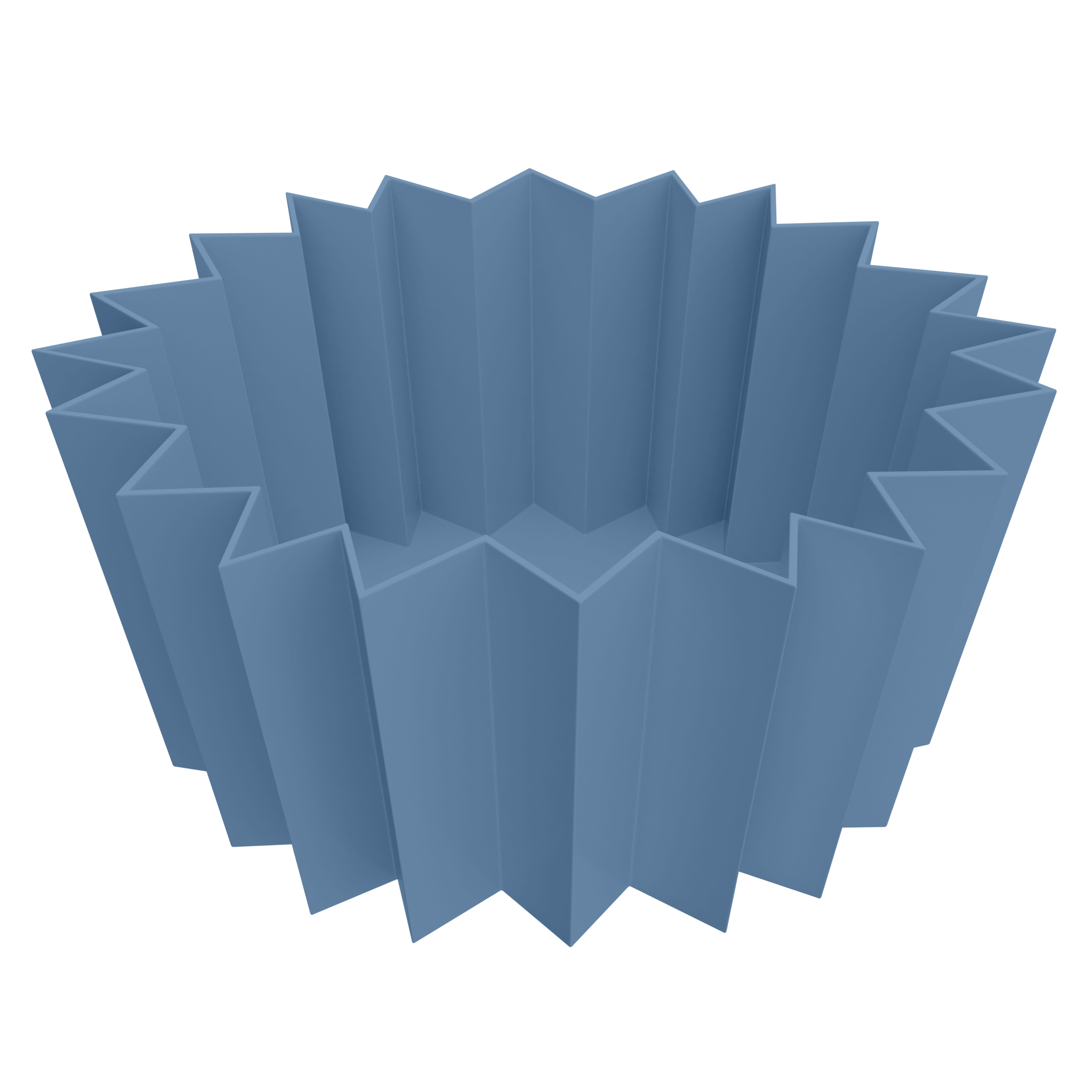 Sada silikonových košíků modrá