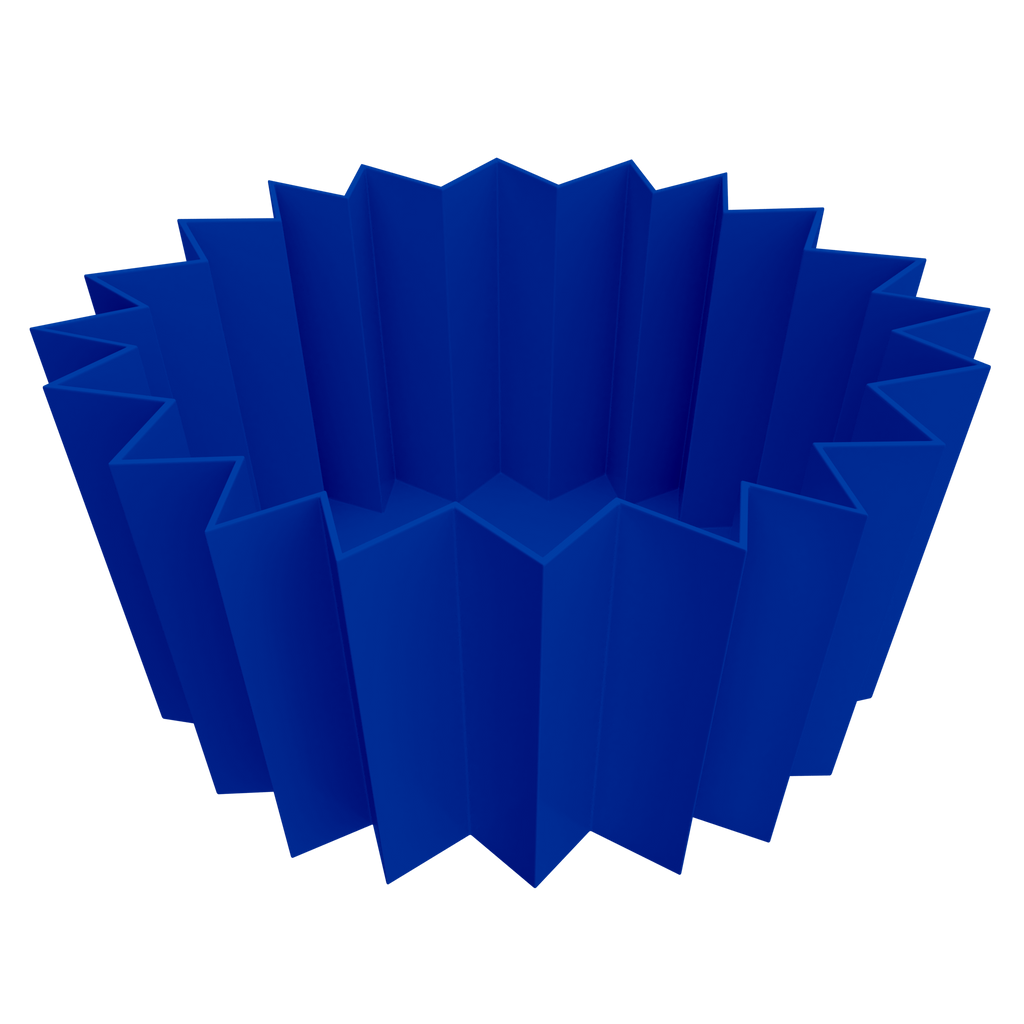 Sada silikonových košíků modrá