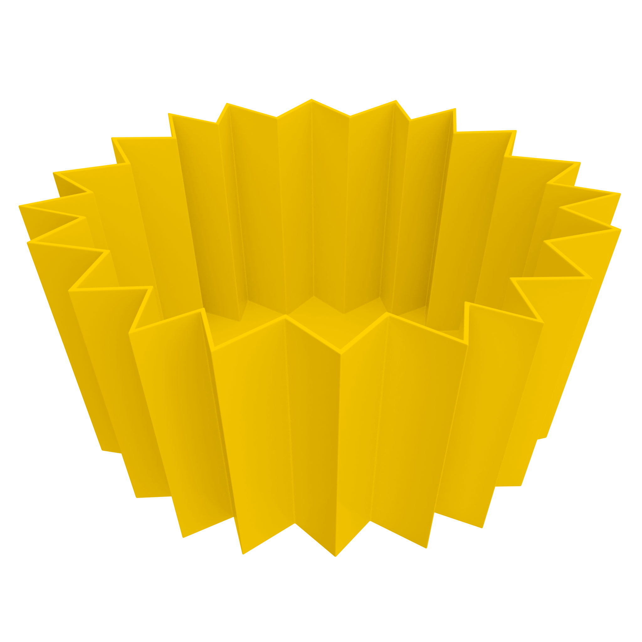 Sada silikonových košíků žlutá