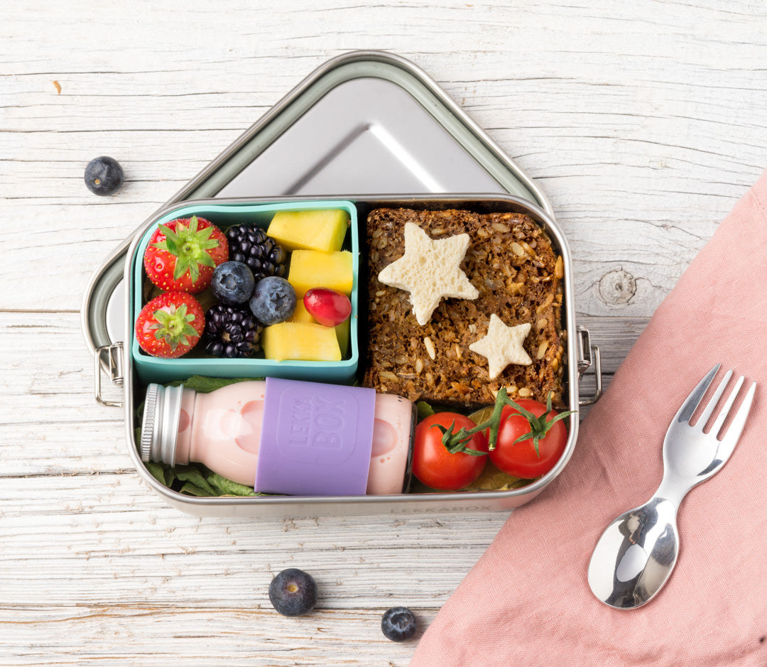 Lekkabox Juicy Mini lahvička smoothie/džus 60ml Levandule