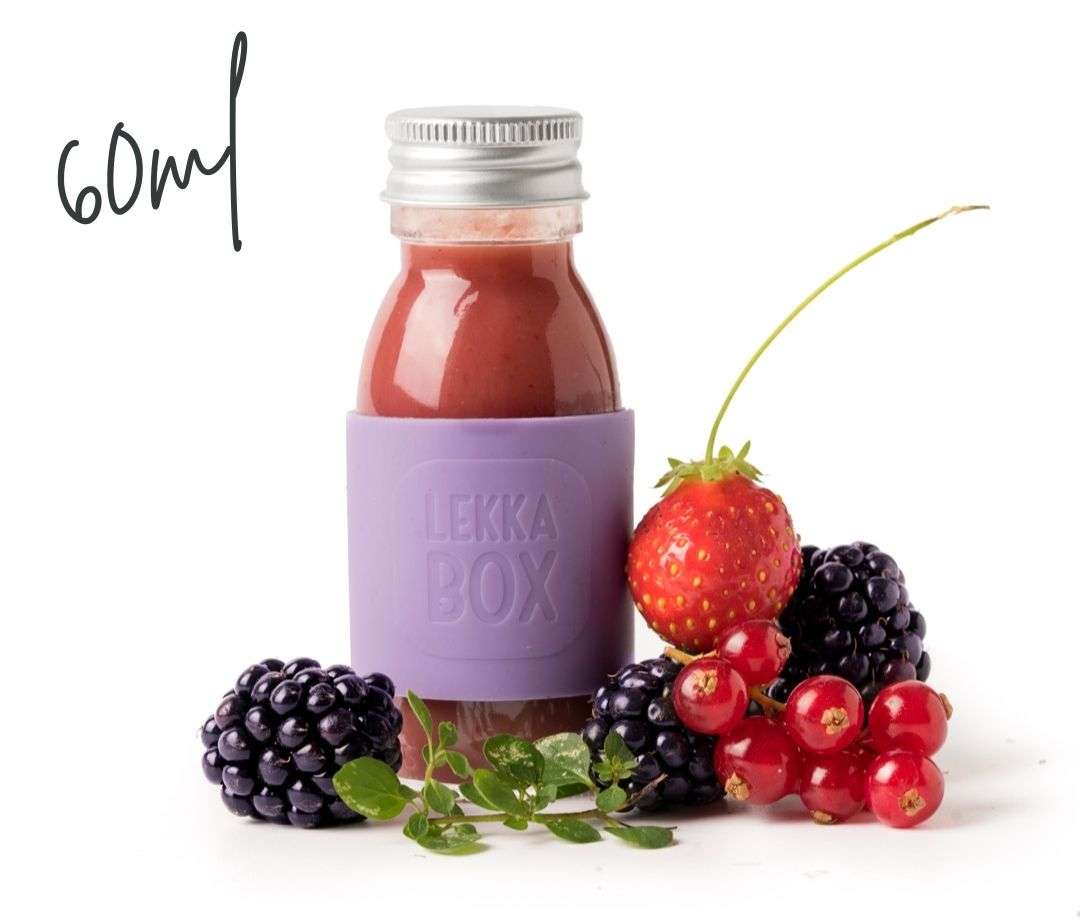 Lekkabox Juicy Mini lahvička smoothie/džus 60ml Levandule