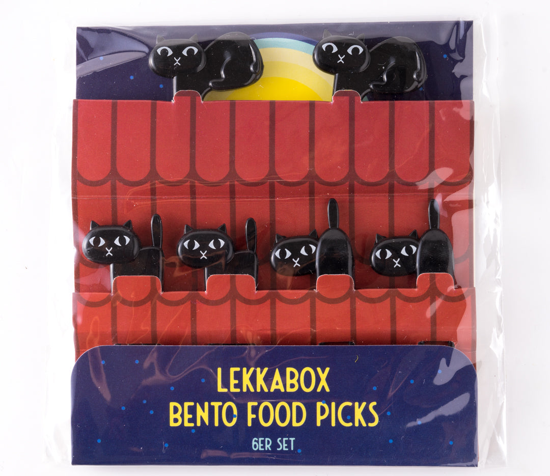 Napichovátka černé kočky 6ks Lekkabox