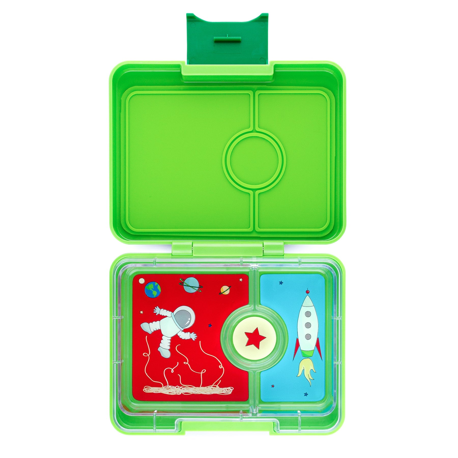 Yumbox Snack 3 oddělení zelená limeta