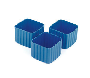 Sada 3 čtverečních silikonových formiček  Little Lunch Box Co