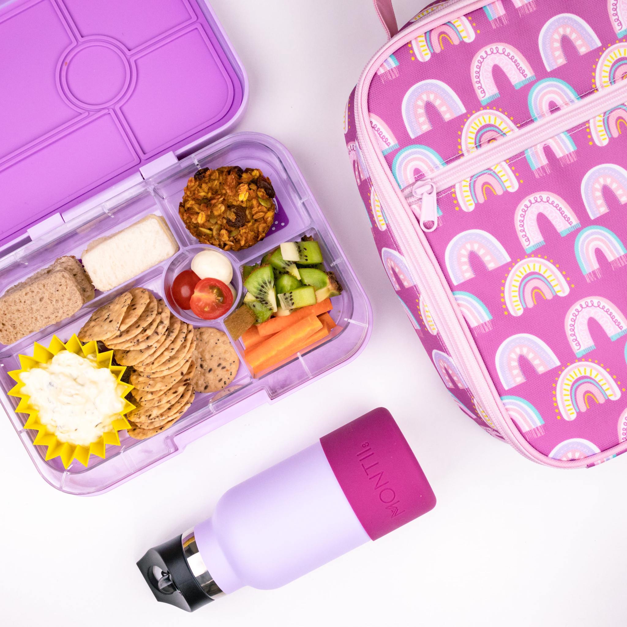 Sada silikonových košíků růžová