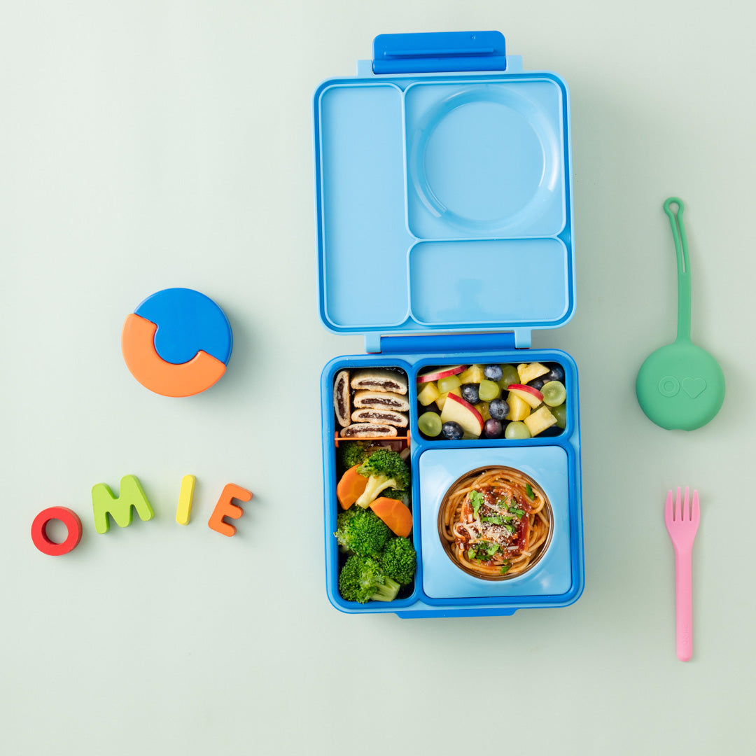 OmieBox hot & cold - Lunchbox s vyjímatelnou termonádobou Modré nebe