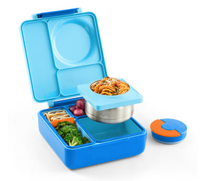 OmieBox hot & cold - Lunchbox s vyjímatelnou termonádobou Modré nebe