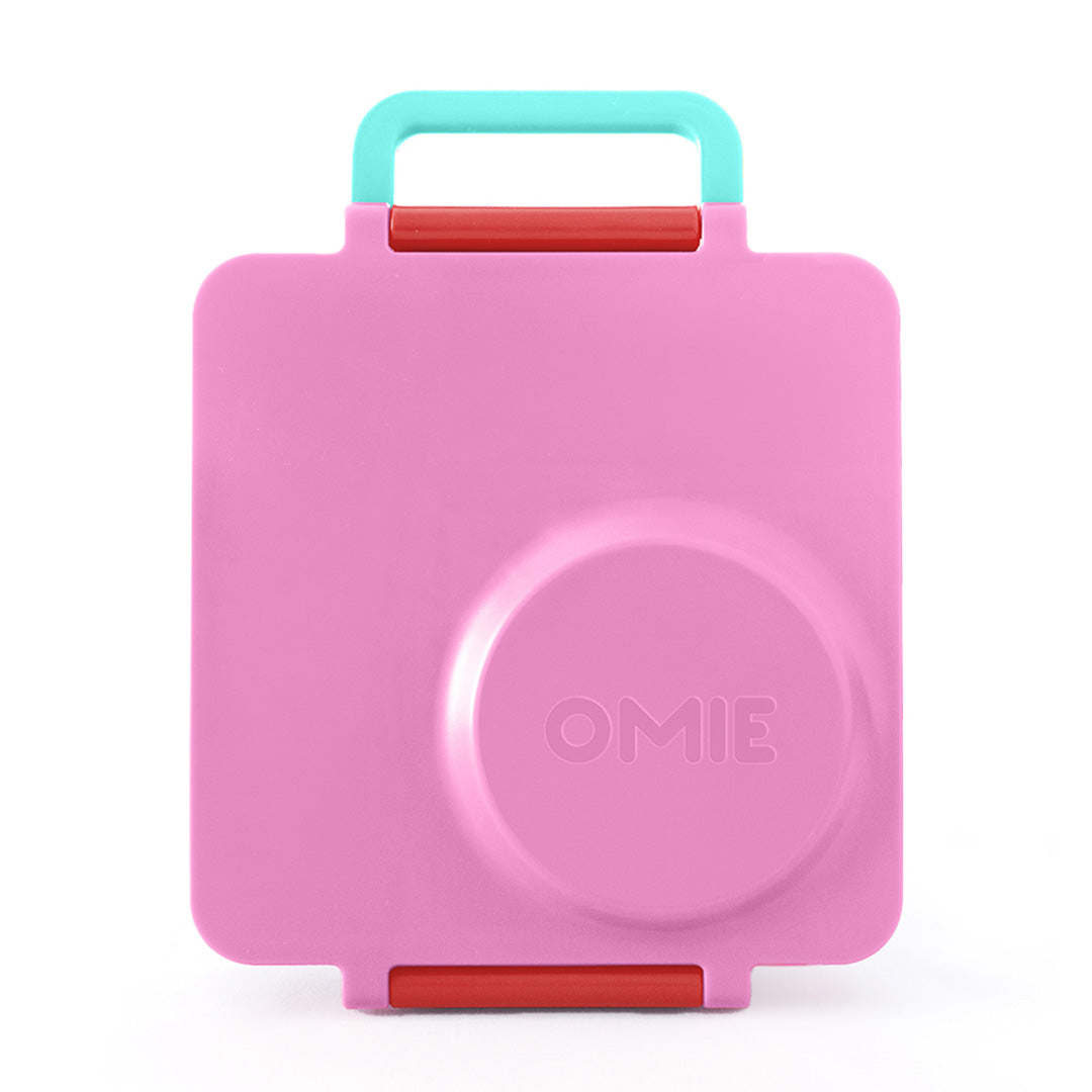 OmieBox hot & cold - Lunchbox s vyjímatelnou termonádobou Růžové bobule