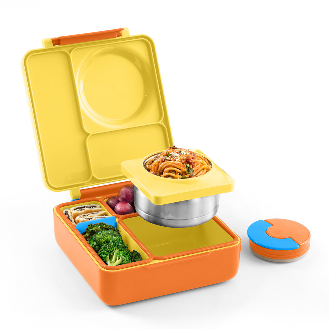 OmieBox hot & cold - Lunchbox s vyjímatelnou termonádobou Sluneční svit