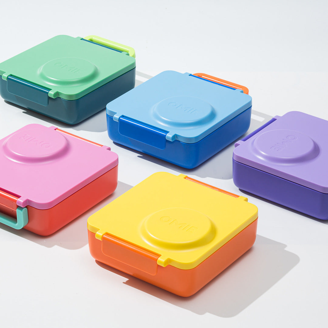 OmieBox hot & cold - Lunchbox s vyjímatelnou termonádobou Růžové bobule