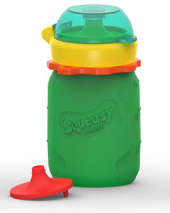 Squeasy Snacker Mini - silikonová kapsička 100ml zelená