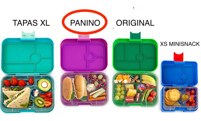Yumbox Panino 4 oddělení zelený (žralok)