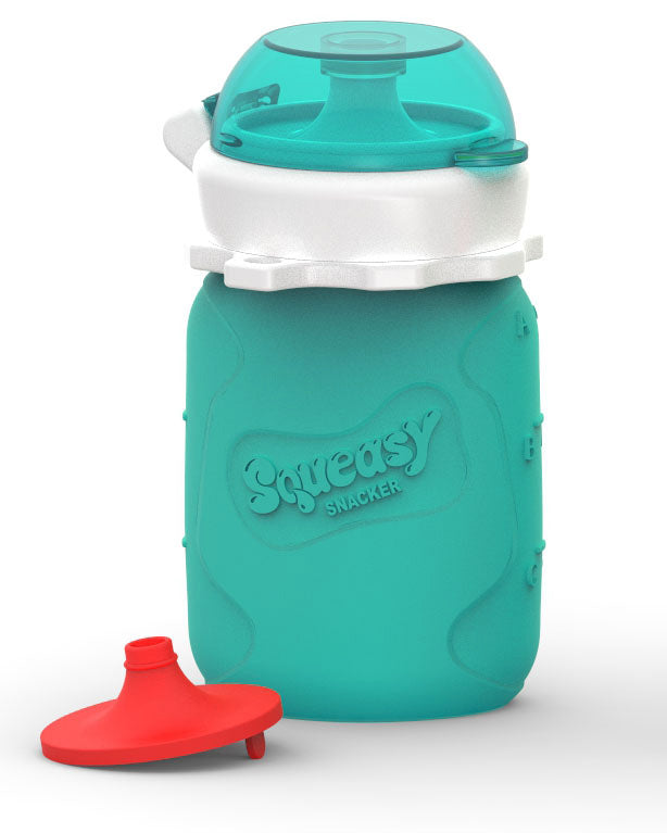 Squeasy Snacker Mini - silikonová kapsička 100ml tyrkysová