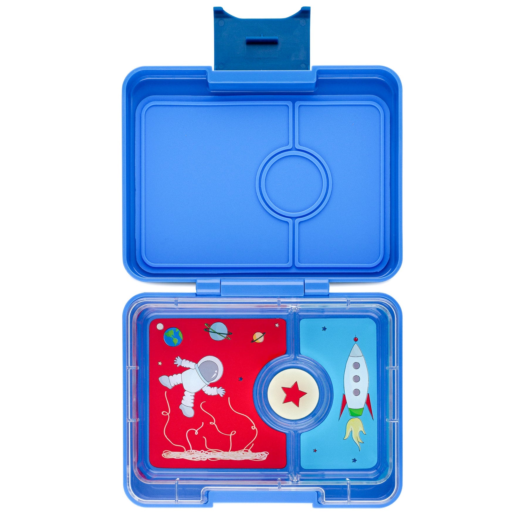 Yumbox Snack 3 oddělení pravá modrá (raketa)